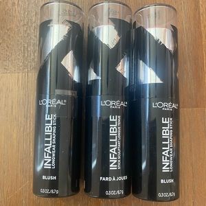 Loreal Infallible Longwear Blush Shaping Stick, Cheeky Dimension #46 (3) total